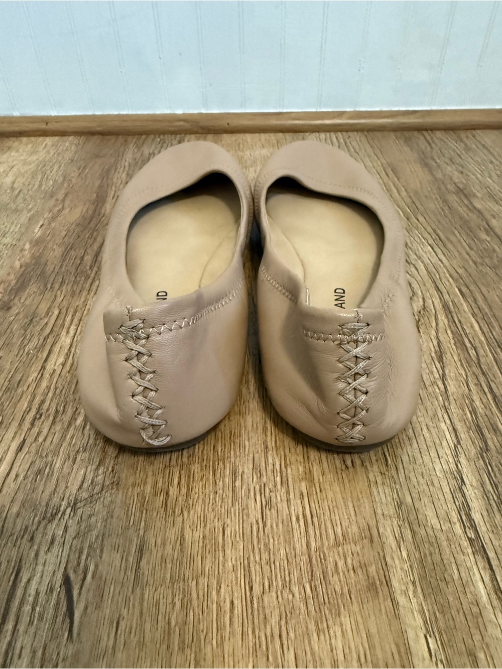 Lucky Brand Nude/Tan Leather Ballet Flats - Picture 3 of 4